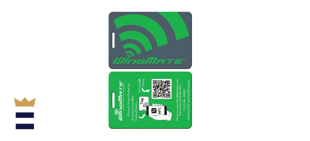 WingMate Traveler Passive Tracking Smart Luggage Tag