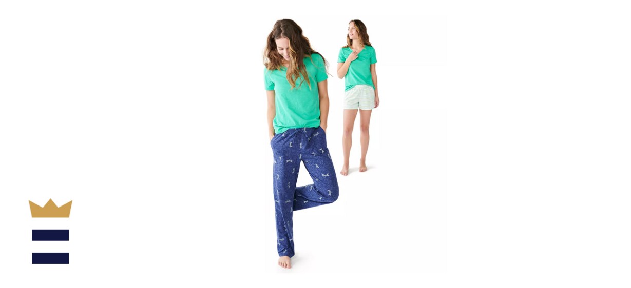 Women's Sonoma Goods For Life 3-pc. Pajama Top, Pajama Pants and Pajama Shorts Set
