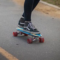 Skateboard trucks contain a mixture of different materials