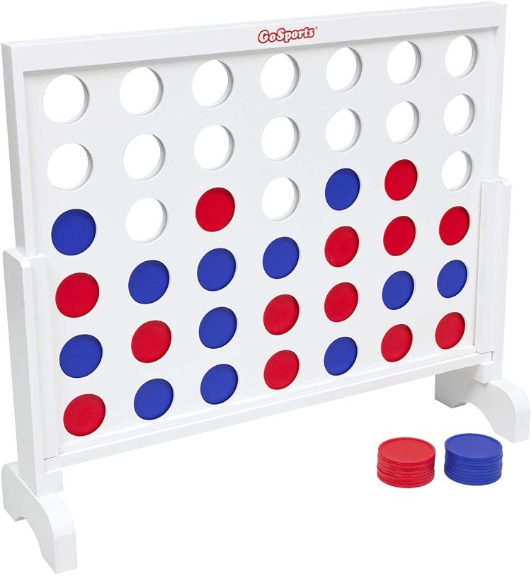 GoSports Giant Wooden 4 in a Row Game