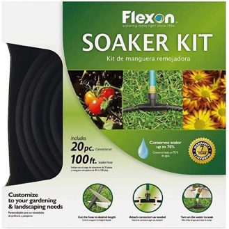 Flexon WS100KITCN/100 Foot, 20-Piece Soaker Hose Kit