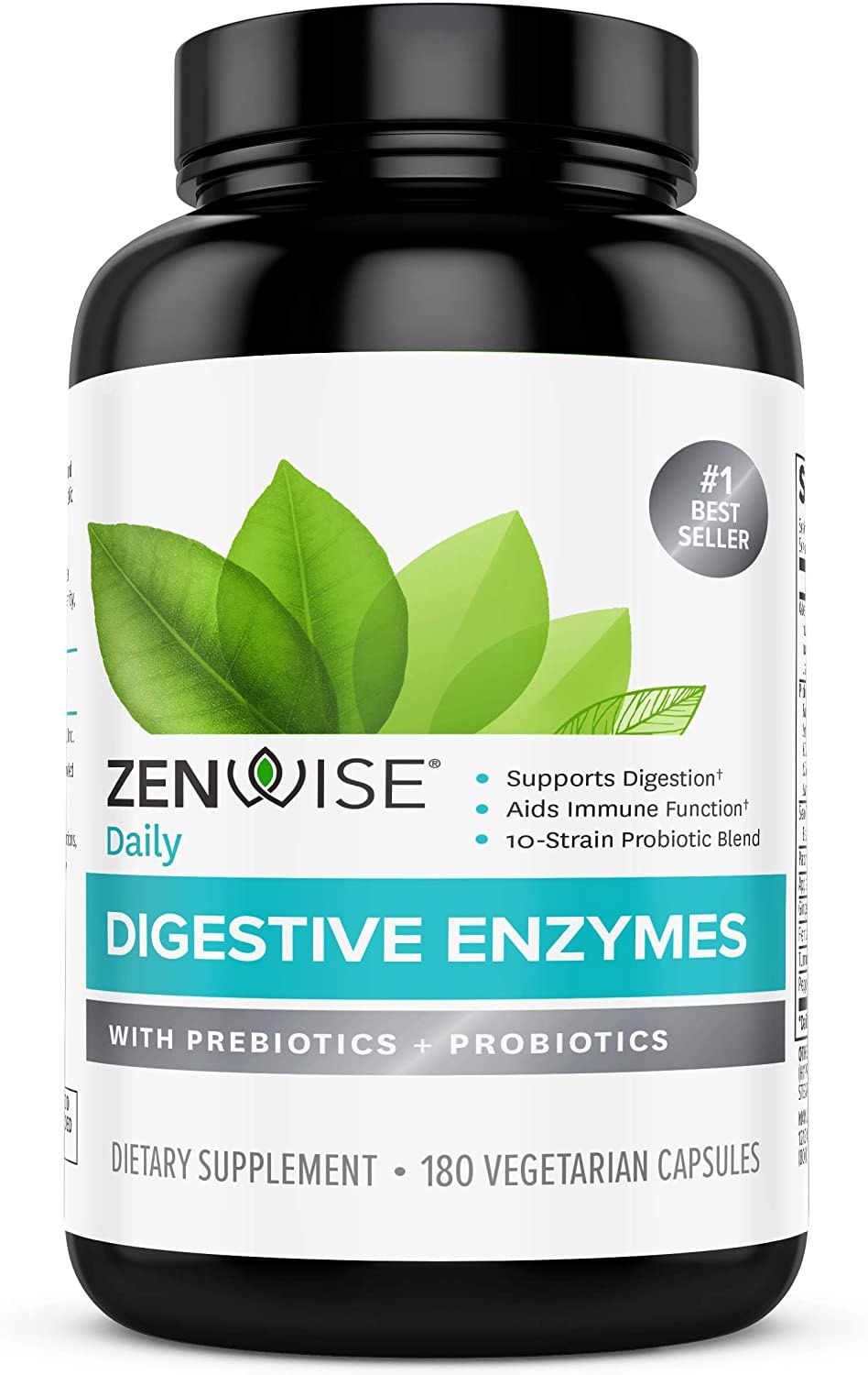 Zenwise Daily Digestive Enzymes with Prebiotics + Probiotics