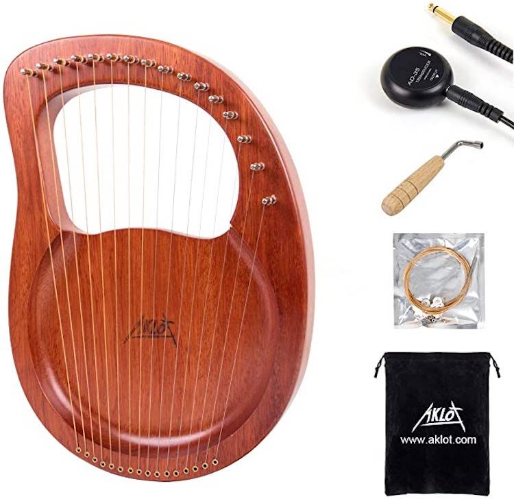 AKLOT 16 String Harp