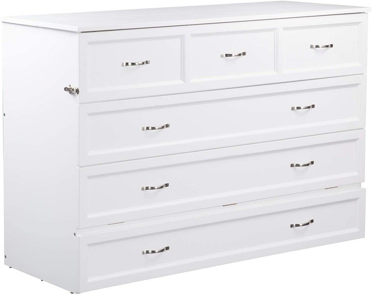 Atlantic Furniture Store Deerfield Murphy Bed Chest with Charging Station
