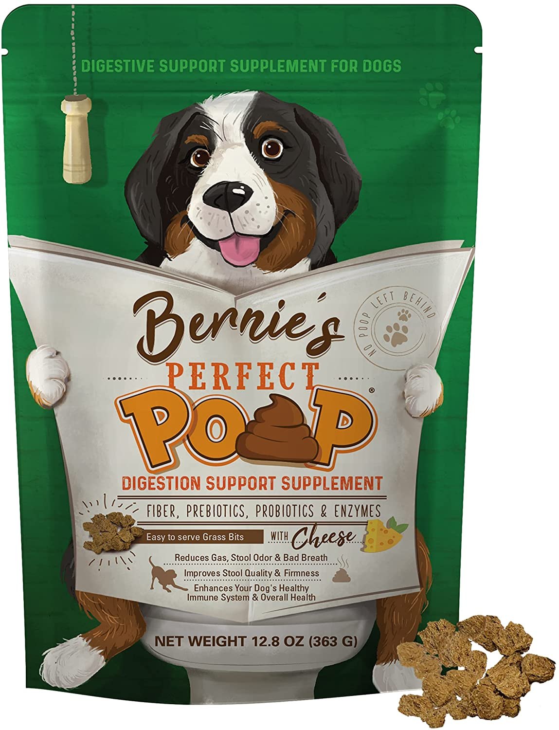 Bernie&#039;s Perfect Poop Digestion &amp; Health Supplement for Dogs