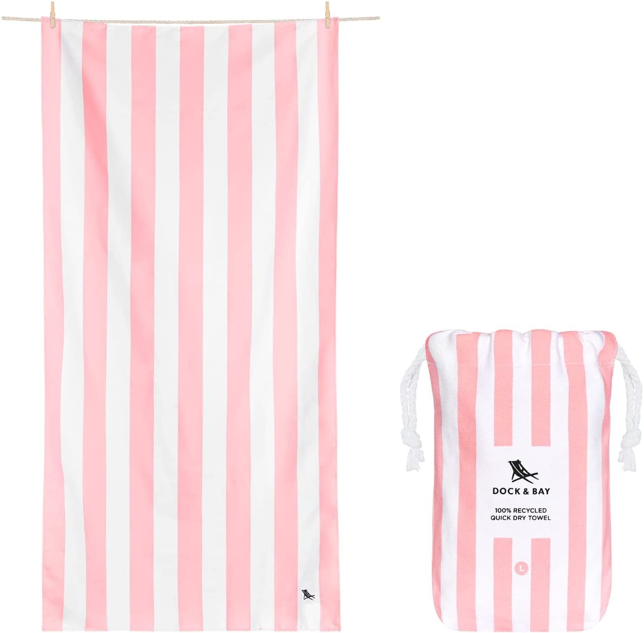Dock &amp; Bay Microfiber Beach Towel