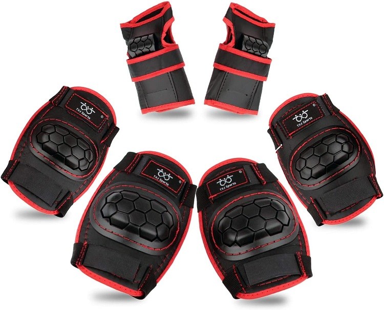 KUKOME-SHOP Kids Knee Pads + Elbow Pads + Wrist Pads