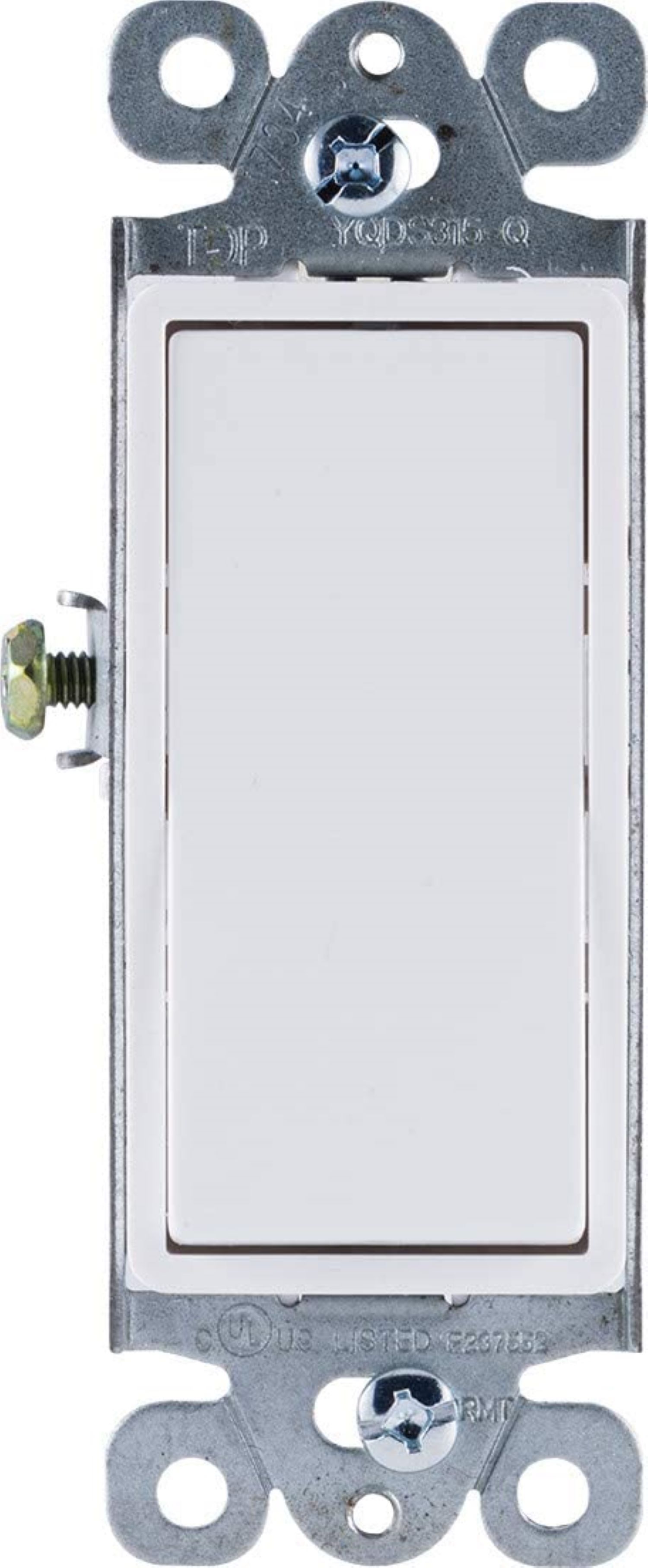 GE Grounding Paddle Rocker Light Switch