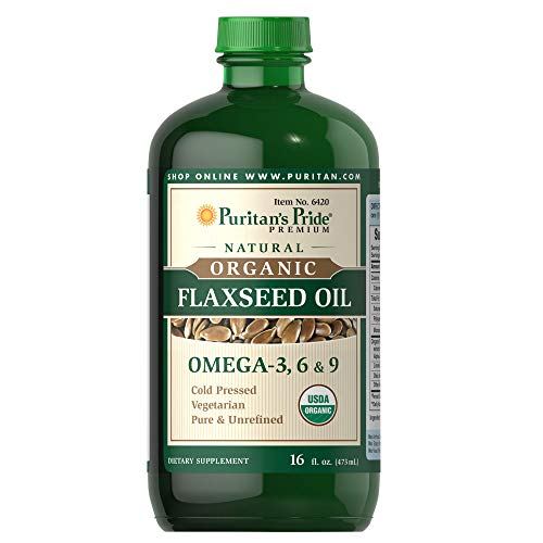 Puritan's Pride Organic Flaxseed Oil