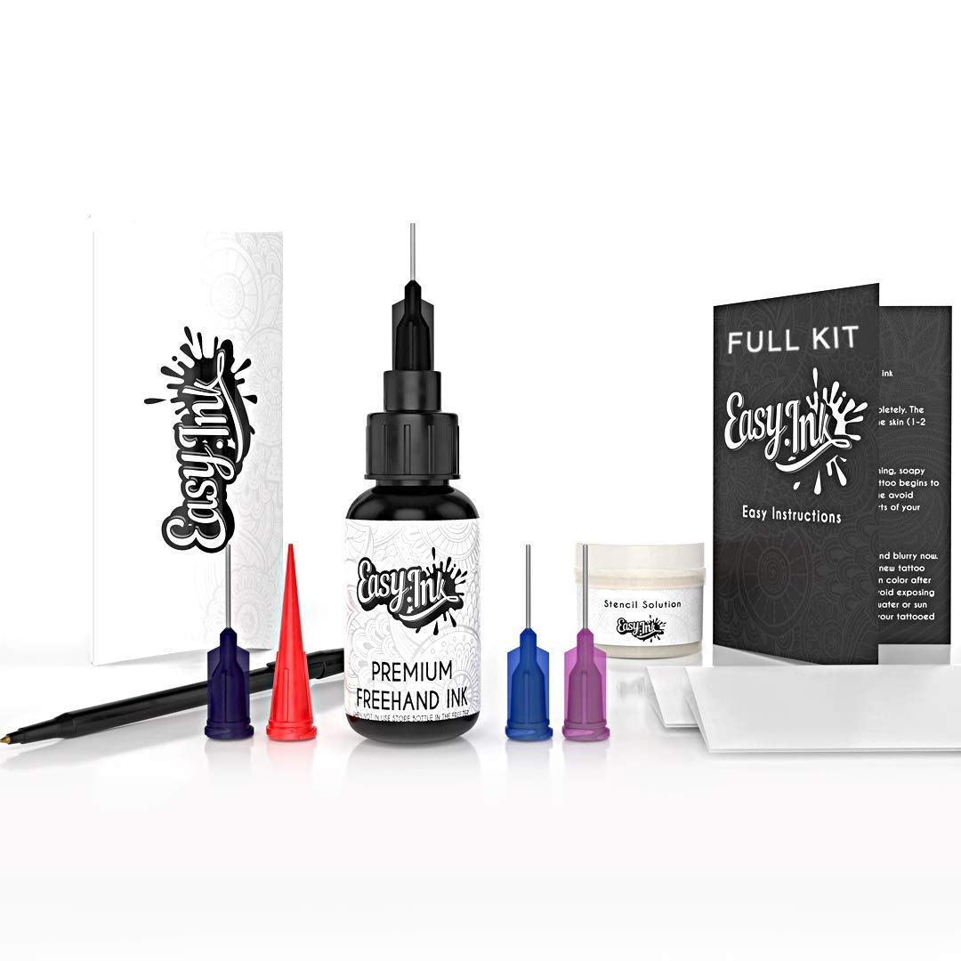 Easy.ink Premium Quality Temporary Tattoo Ink Full Kit