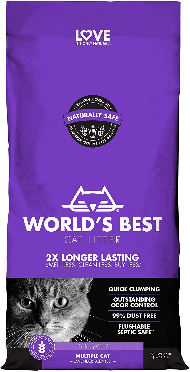 World’s Best Cat Litter Multiple Cat Lavender Scented