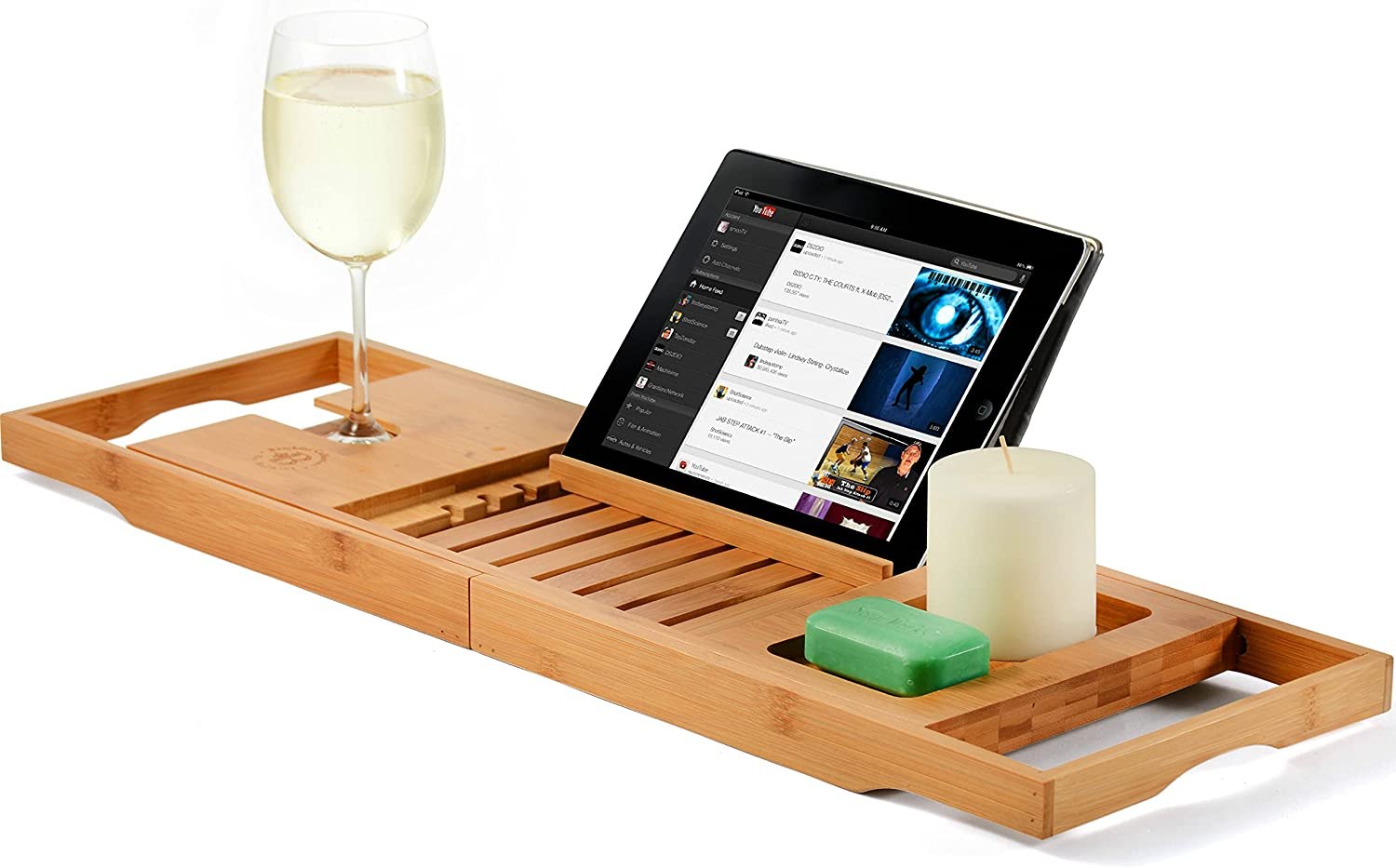 Bambüsi Premium Bamboo Bathtub Tray