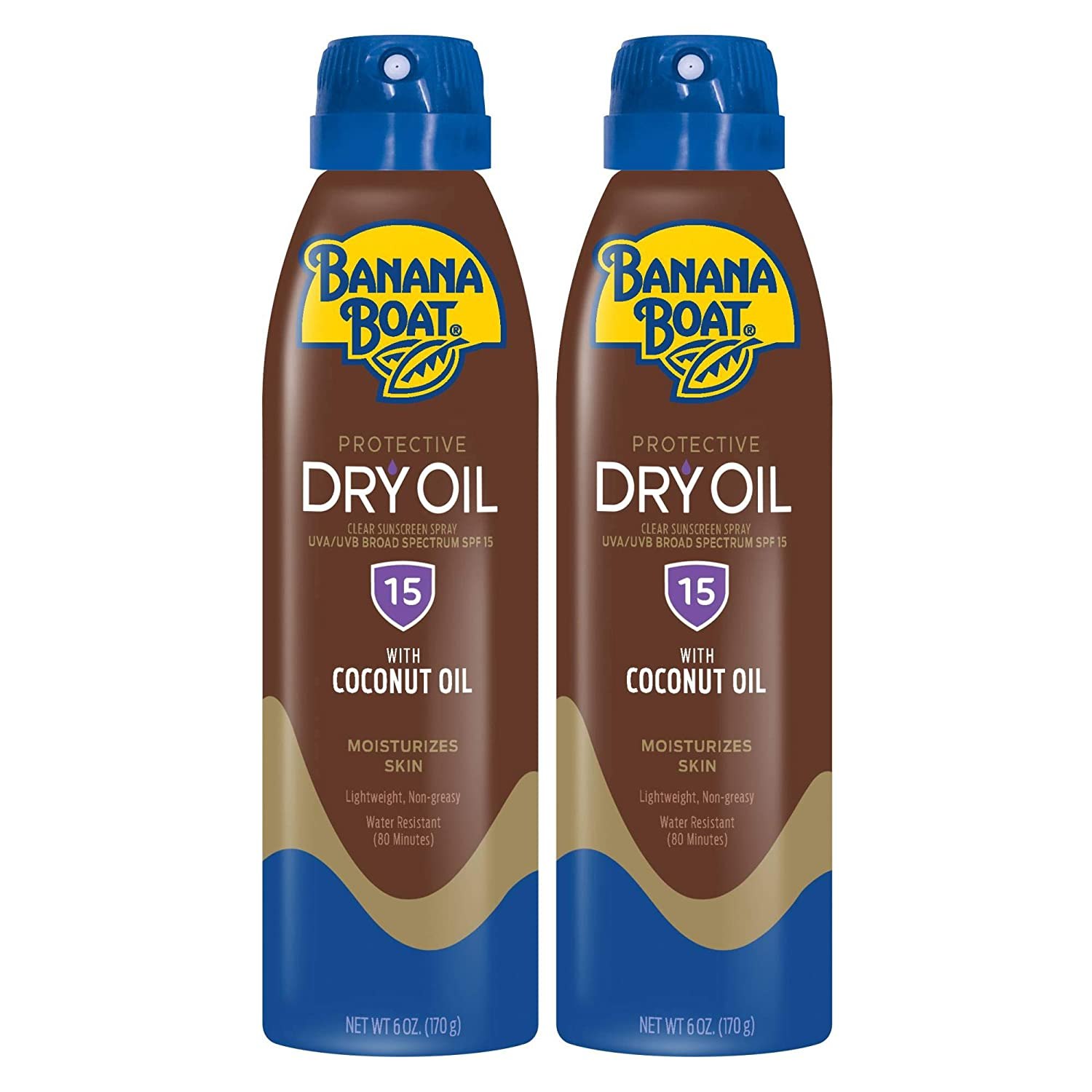 Banana Boat UltraMist Tanning Dry Oil Continuous Clear Spray SPF 15