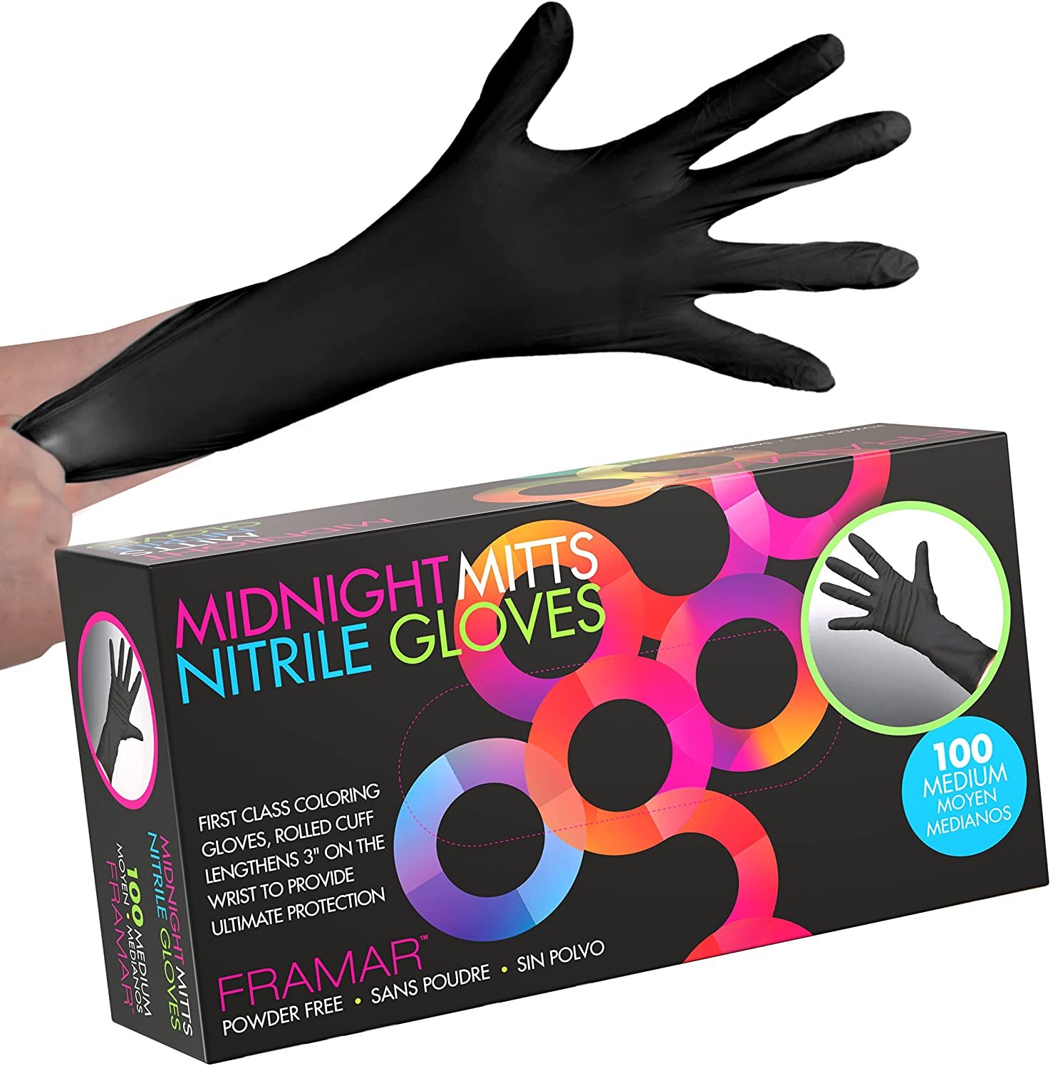 FRAMAR Powder Free Nitrile Gloves