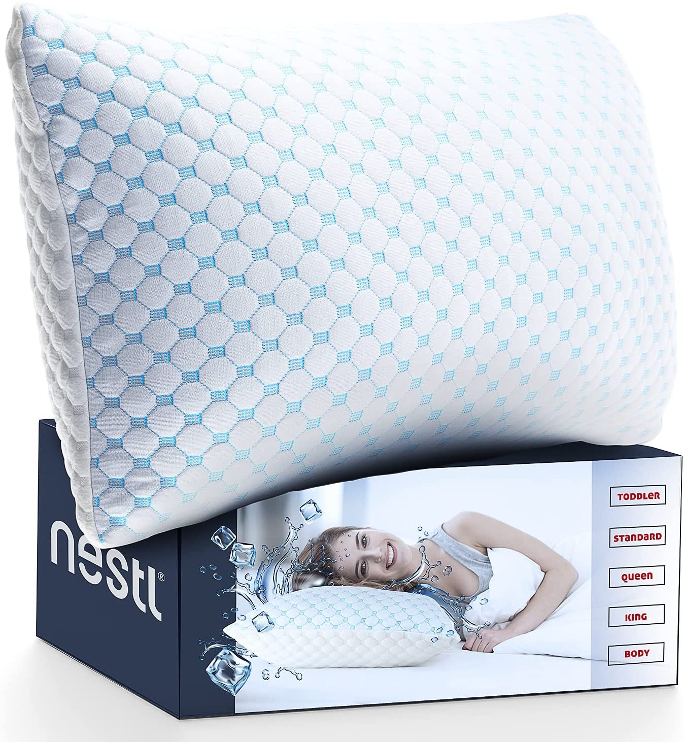 Nestl Gel-Infused Memory Foam Pillow