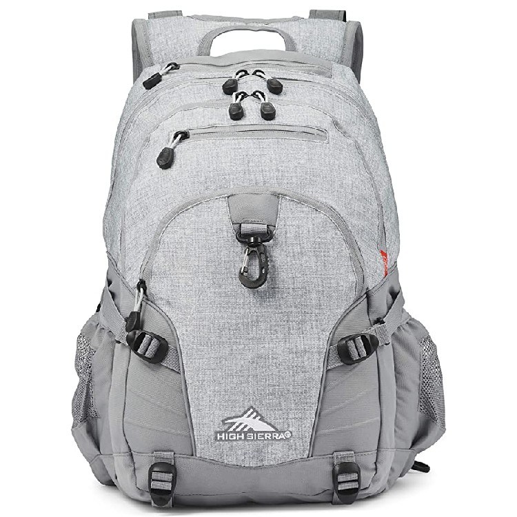 High Sierra Loop Backpack, Heather Grey