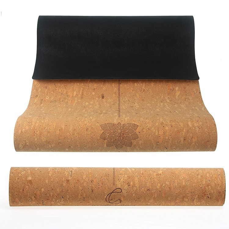 CorkTec Non-Slip Thick Vegan Cork Yoga Mat