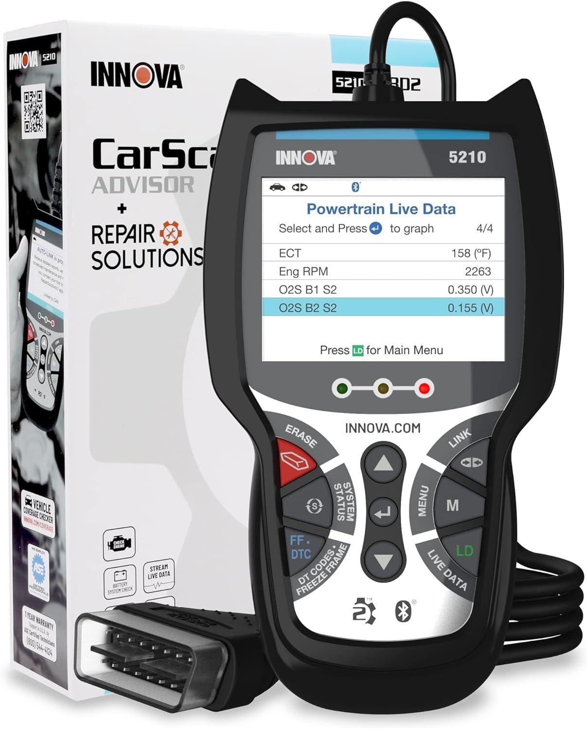Innova 5210 OBDII Scanner Diagnostic Tool