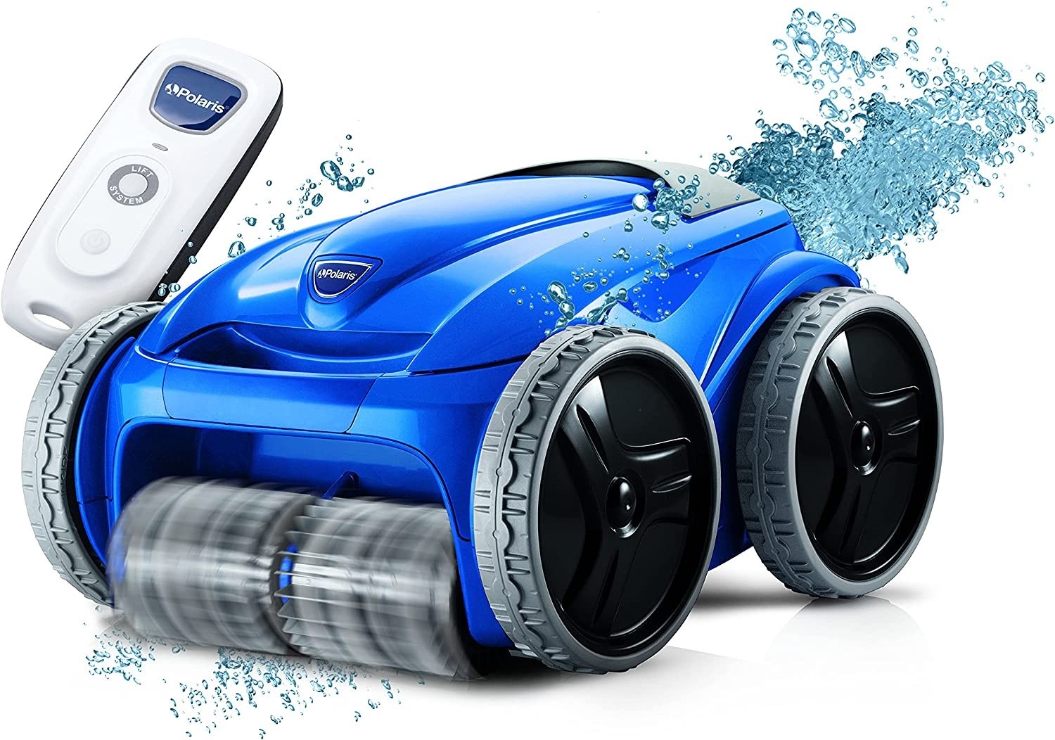 Polaris 9550 Sport Robotic Pool Cleaner, Automatic Vacuum for InGround Pools up to 60ft, 70ft Swivel Cable, Remote Control, Wall Climbing Vac 