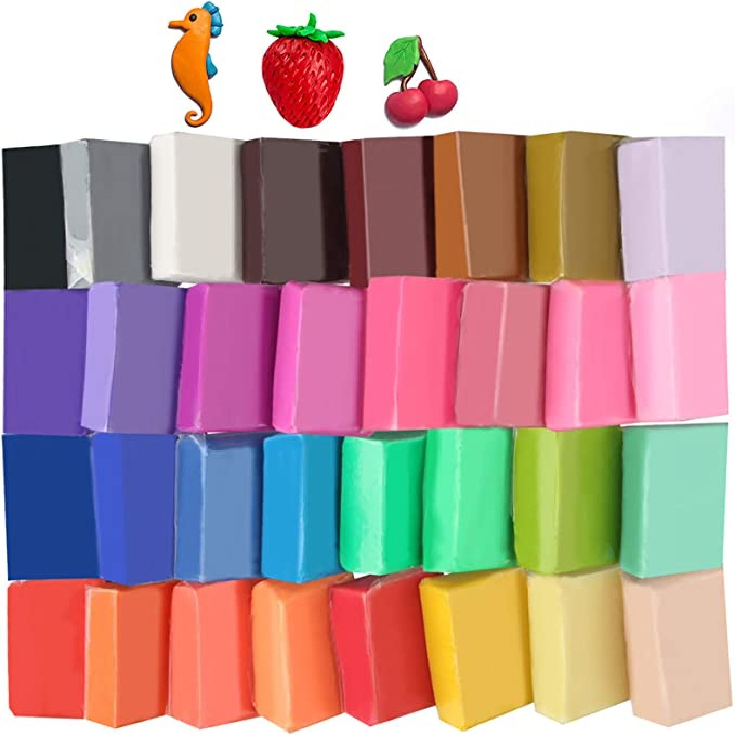 Tomorotec 32 Colour Small Block Polymer Clay