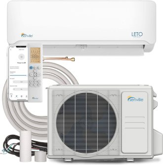 Senville LETO Series Mini Split Air Conditioner Heat Pump 12000 BTU