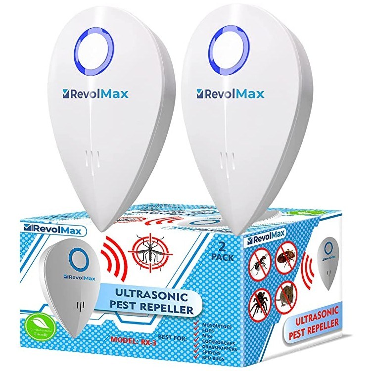 RevolMax Ultrasonic Pest Repeller, 2-pack