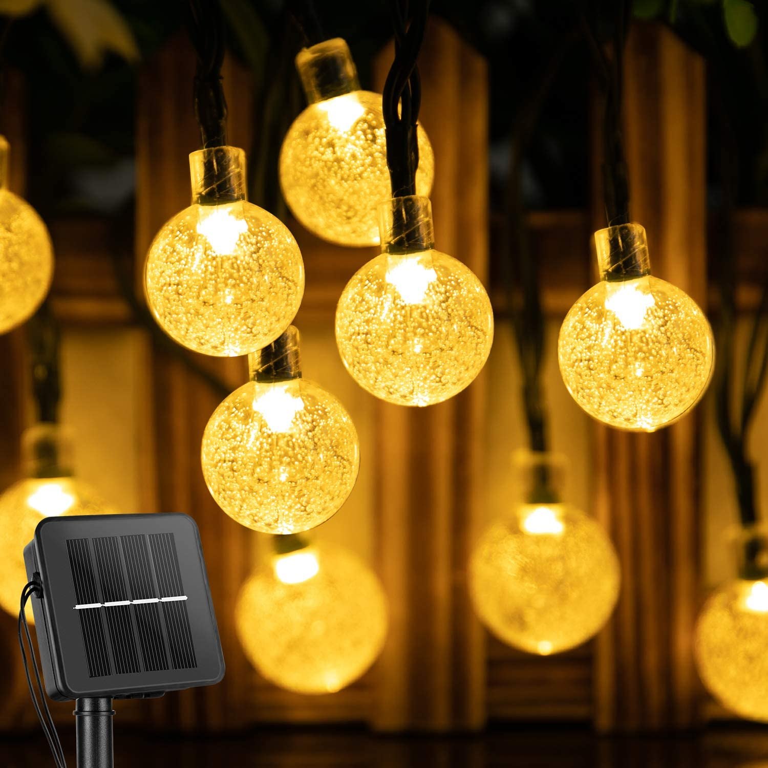 Brightown Crystal Globe Solar String Lights