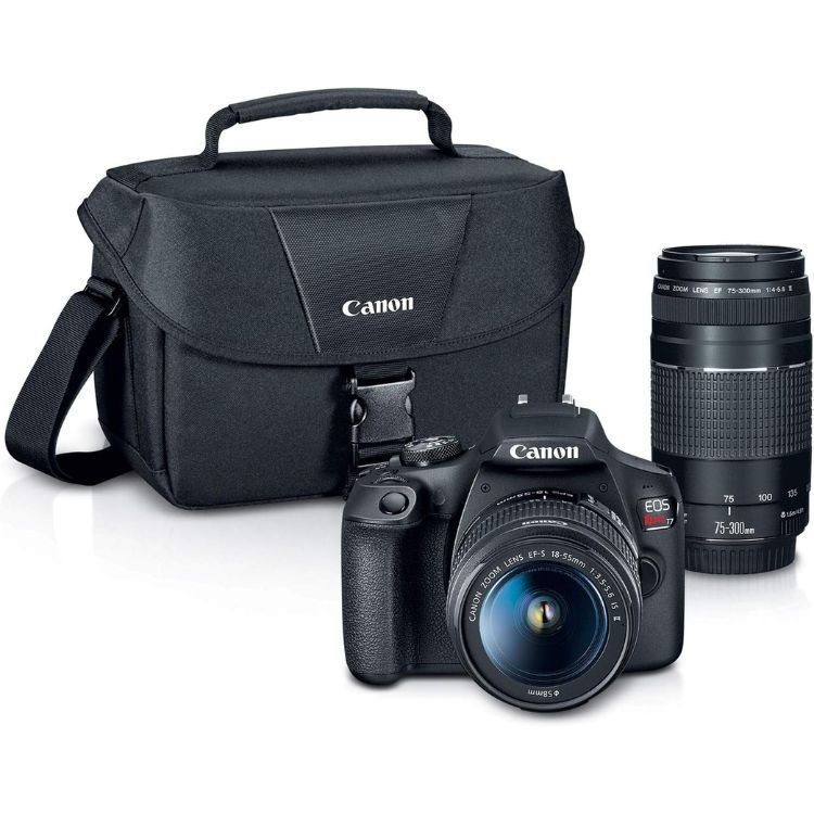 Canon EOS Rebel T7 DSLR Two Lens Kit