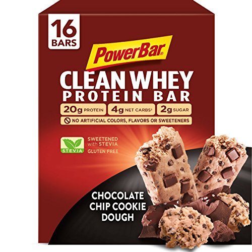 PowerBar Clean Whey Protein Bar, Chocolate Chip Cookie Dough