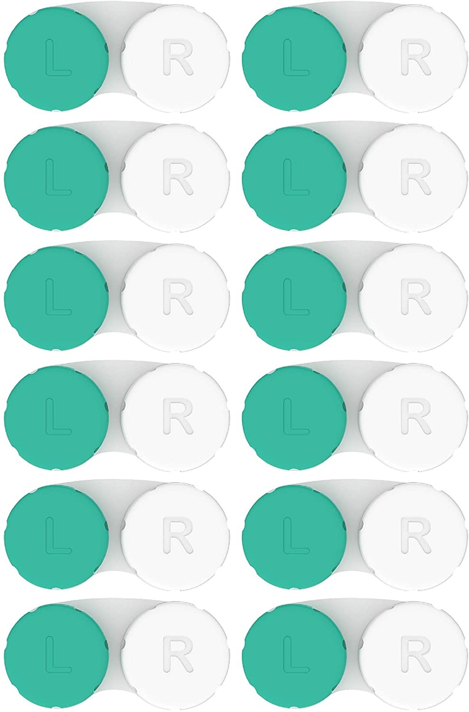 Axim USA Contact Lens Cases, 12 Pack