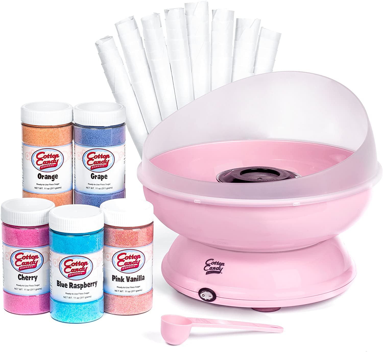 Cotton Candy Express Cotton Candy Machine with 5 Sugar Pack