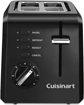 Cuisinart CPT-122BK 2-Slice Compact Plastic Toaster