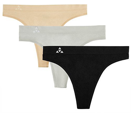 Balanced Tech Women's Wicking Performance Seamless Thong Panties