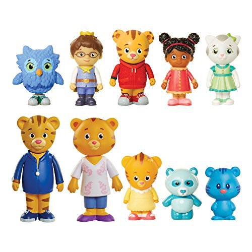 Daniel Tiger's Neighborhood Friends &amp; Family Figure Set (10 pack)