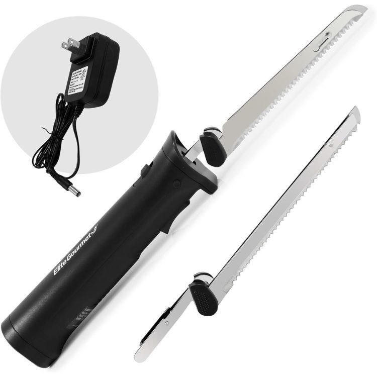 Elite Gourmet Professional Cordless Easy-Slice Electric Knife