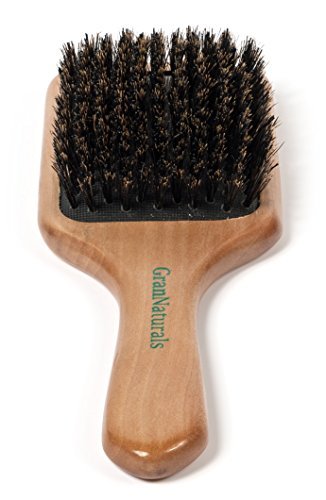 GranNaturals Boar Bristle Paddle Hair Brush
