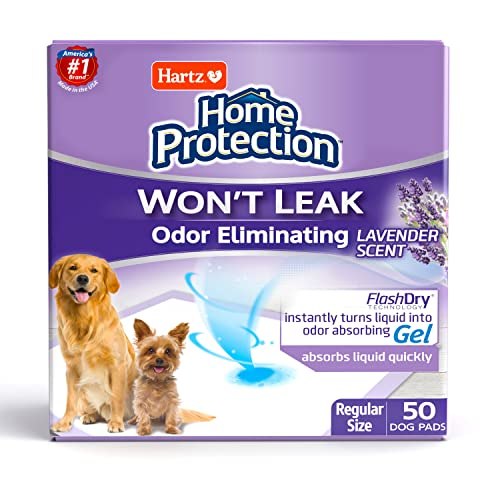Hartz Home Protection Lavender Scent Odor Eliminating Gel Dog Pads