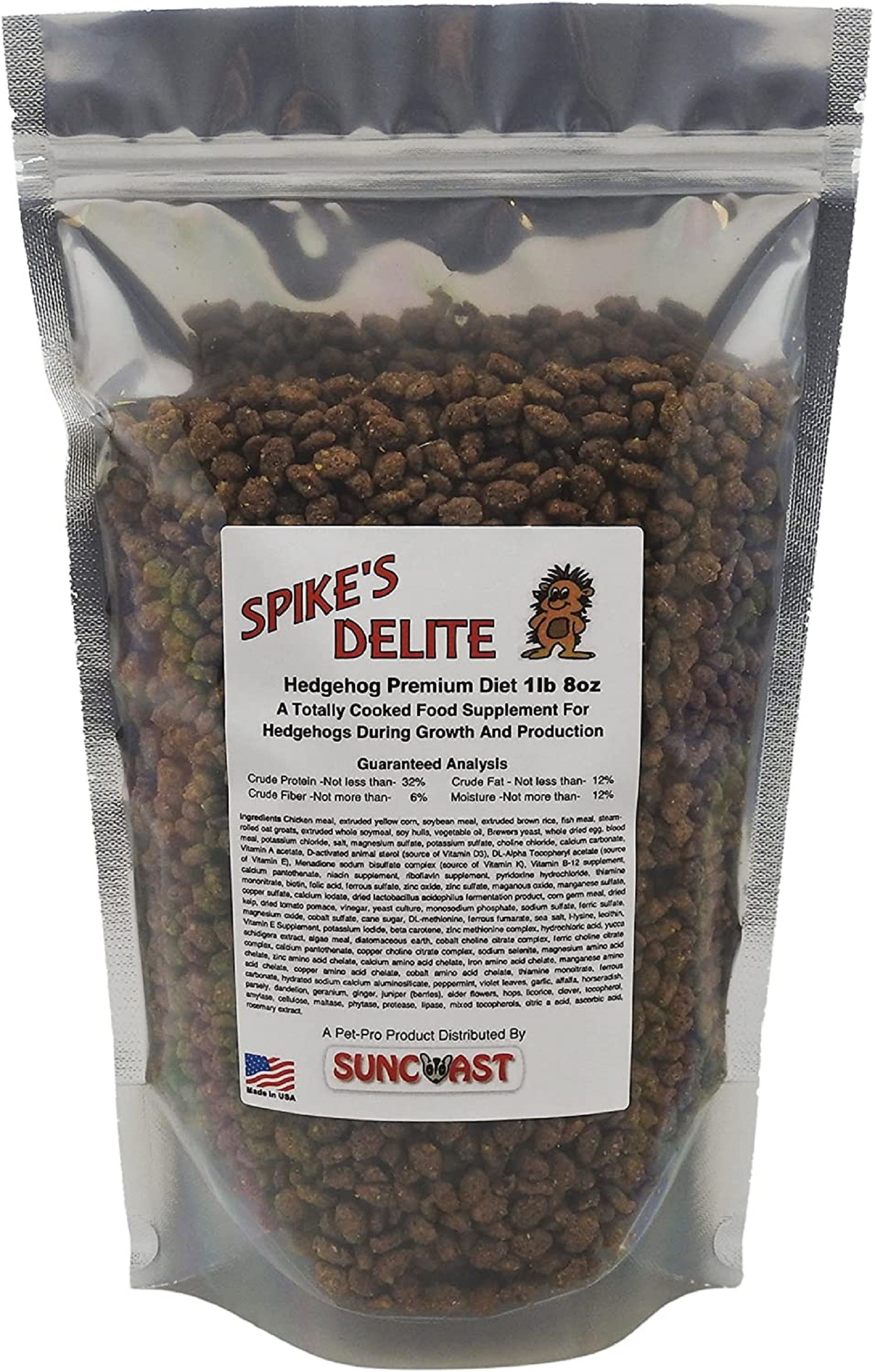 Suncoast Spike&#039;s Delite Premium Hedgehog Diet