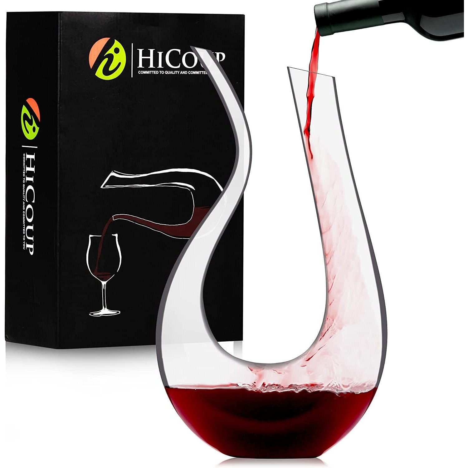 HiCoup Kitchenware Red Wine Decanter
