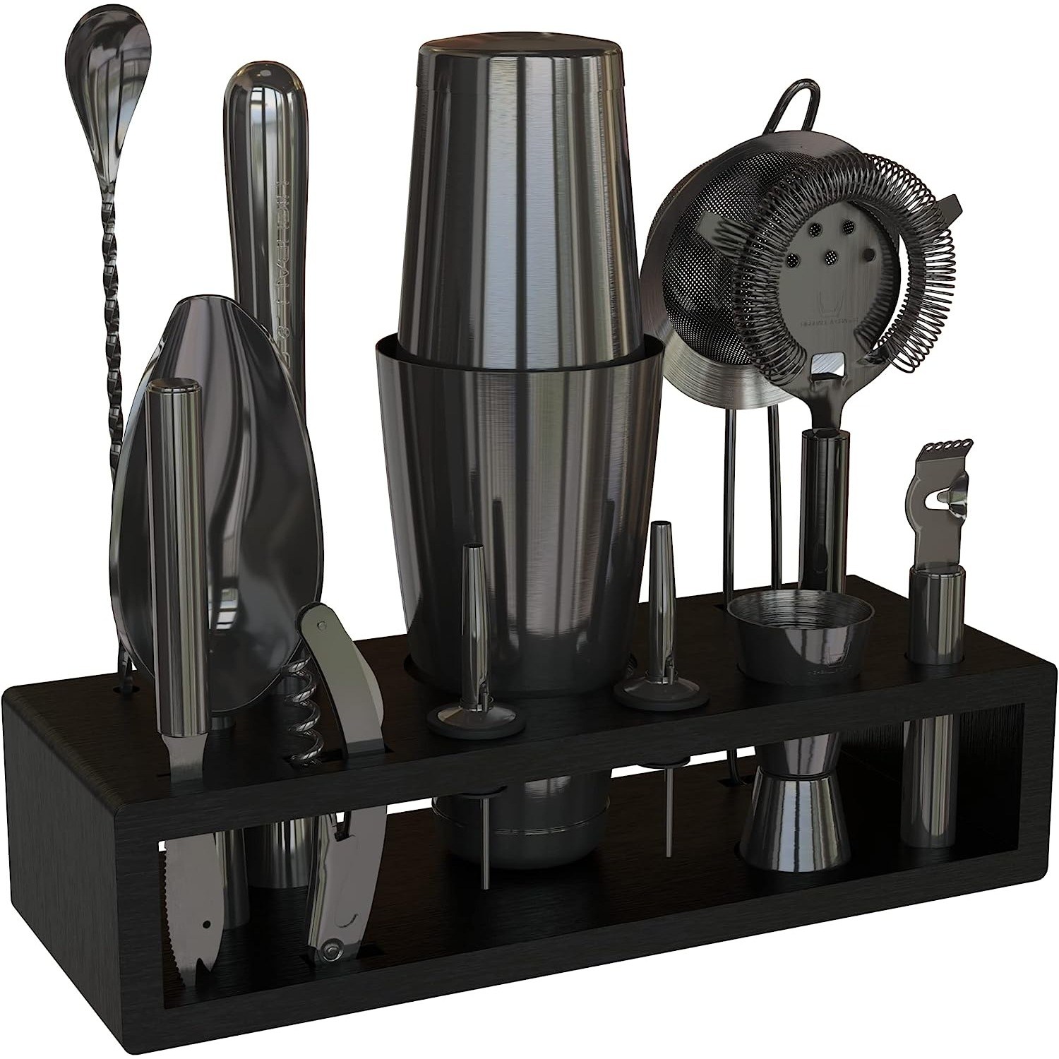 Highball &amp; Chaser 13-Piece Bartender Kit