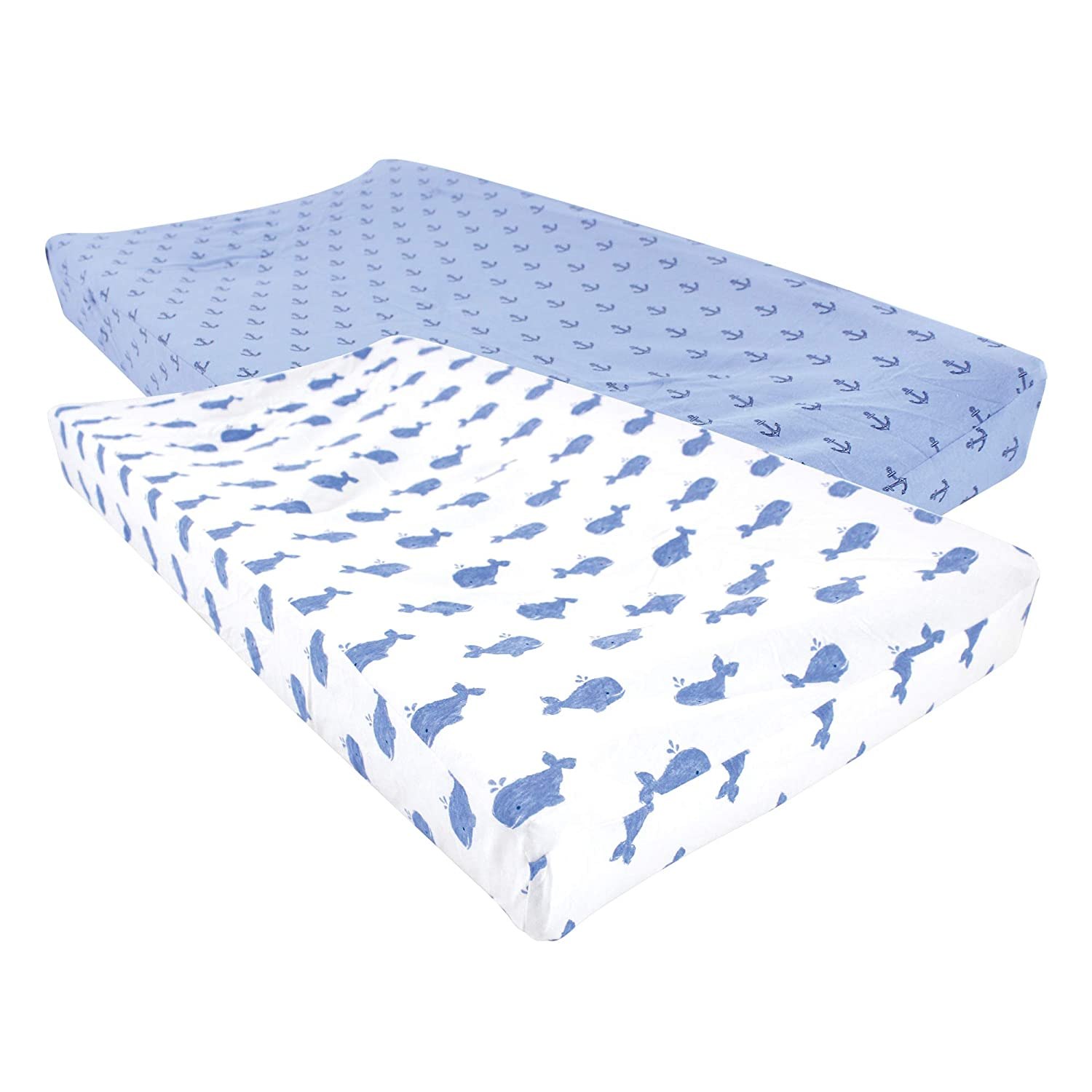 Hudson Baby Changing Pad Covers, 2-Pack