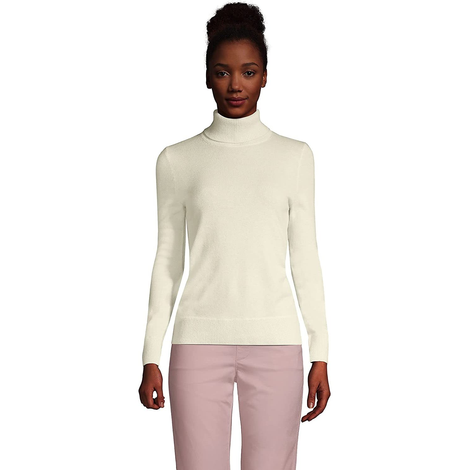 Lands' End Cashmere Turtleneck Sweater