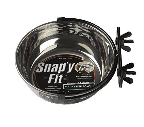 MidWest Snap'y Fit Water and Feed Bowl