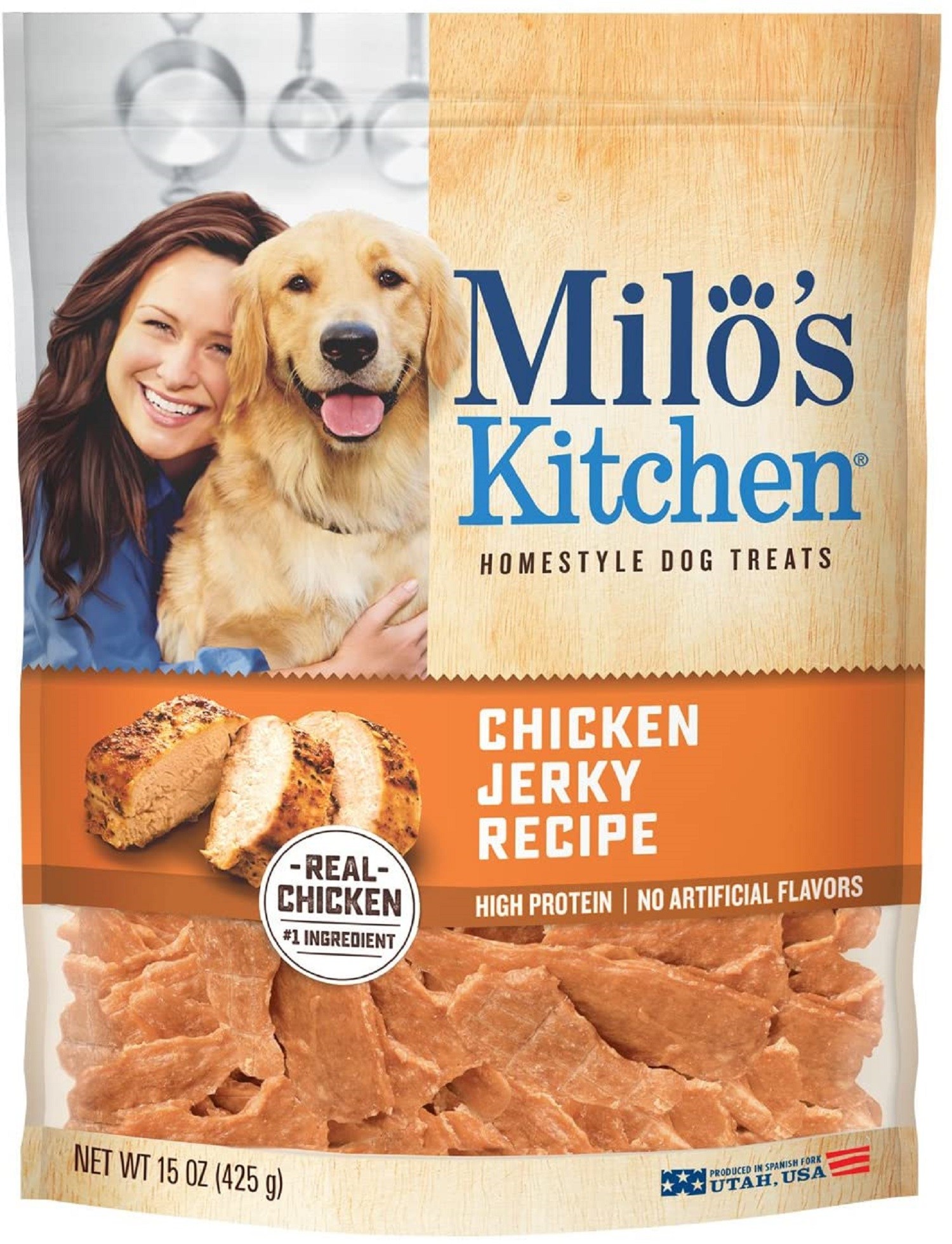 Milo&#039;s Kitchen Chicken Jerky Recipe Dog Treats