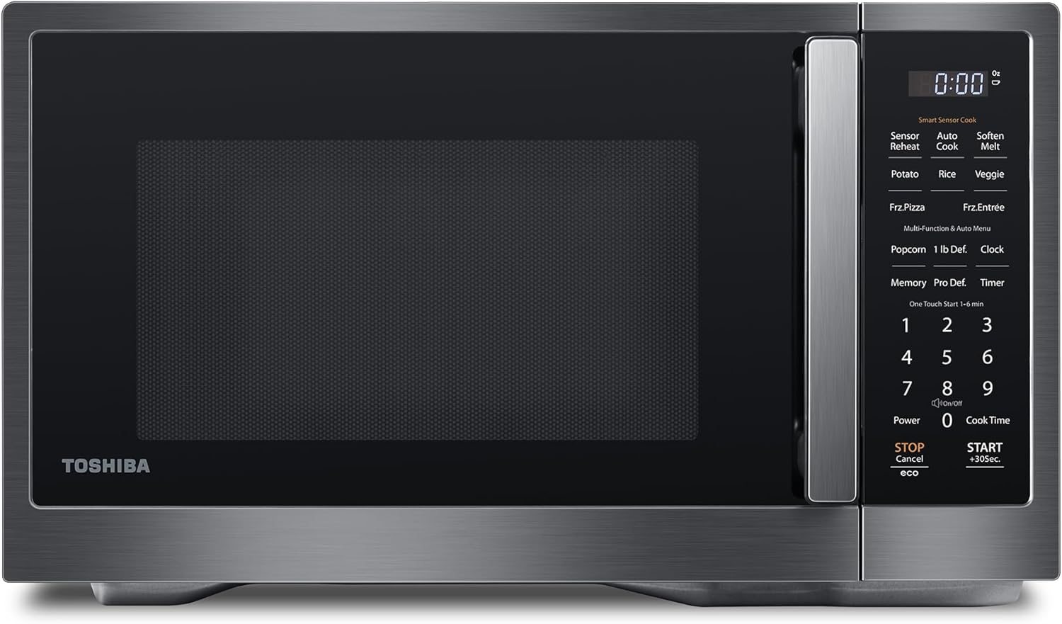 Toshiba ML4-EM12PA(BS) 1.2 Cubic-Foot Microwave