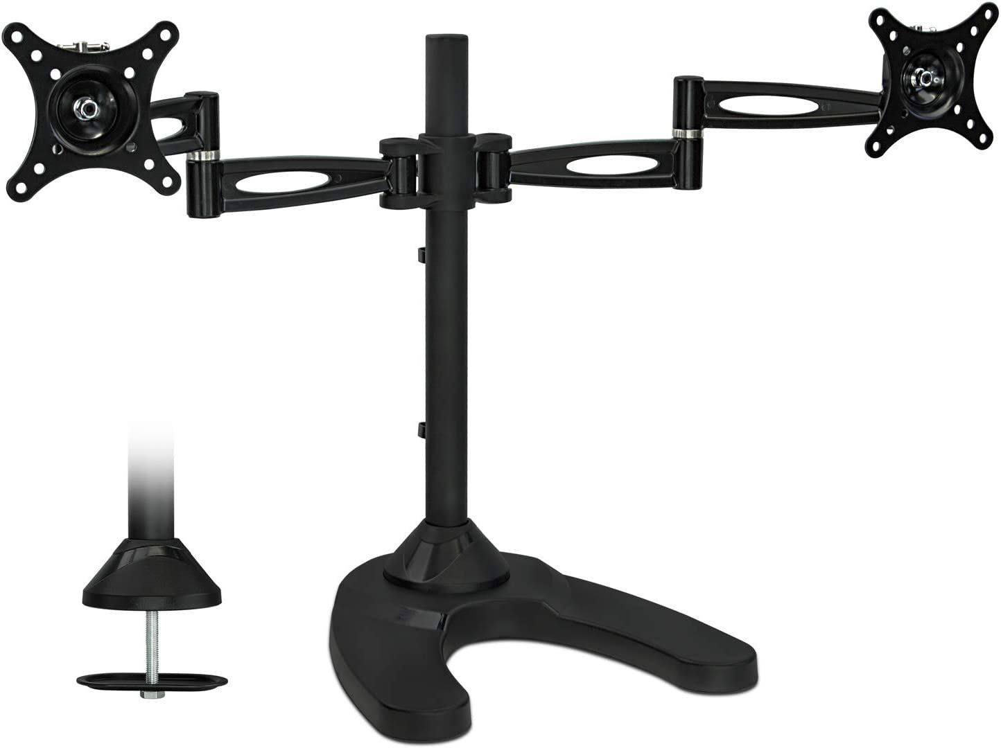 Mount-It! Full Motion Dual Monitor Desk Mount
