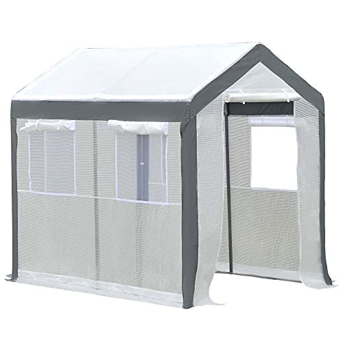Outsunny Walk-in Garden Greenhouse
