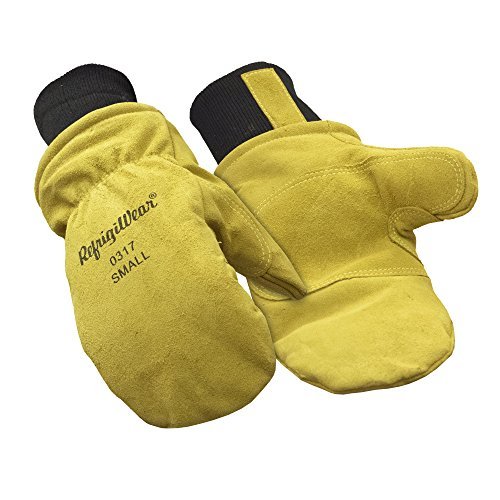 RefrigiWear Fleece-Lined Cowhide Gloves
