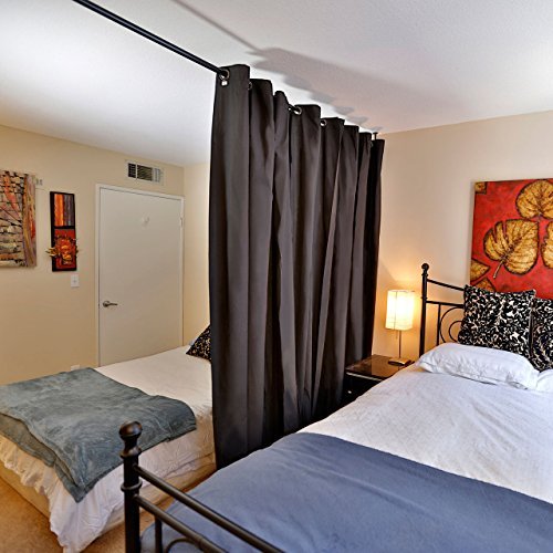 RoomDividersNow Muslin Hanging Room Divider Kit