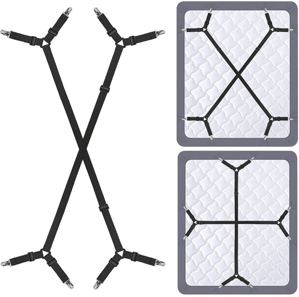 Siaomo Adjustable Crisscross Sheet Clips